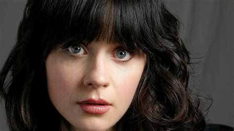 zoe de chanel eye close up|zooey Deschanel face.